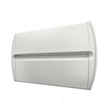 Hager Design 50 Flush Mounted Mains Switch 10 Way Metal Consumer Unit