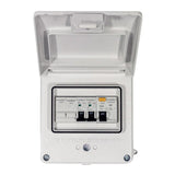 FuseBox A65GRAWH White IP65 Garage Consumer Unit