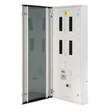 Hager JKD166TM 6+6 Way Dual Metered TPN Power and Lighting Board with 125A Incomer