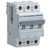 Hager NCN304A MCB Type C Triple Pole 4A 10kA