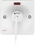 Hager Sollysta WMCS50N 2 Pole Ceiling Switch with LED Indicator