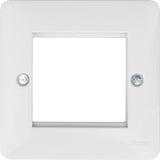 Hager Sollysta WMP2EU Euro Style Accommodation Plate 2 Module