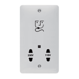 Hager Sollysta WMSO100 Shaver Socket