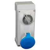 Lewden 32A 2P+E 230V Interlocked Switched Socket IP44