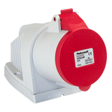 Lewden 32A 3P+N+E 415V Angled Wall Mounted Socket IP44