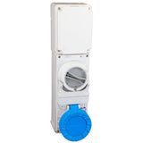 Lewden 63A 2P+E 230V Interlocked Switched Socket IP65