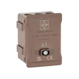 Lewden DT1005BR 100A 5 Way Connector Block - Brown