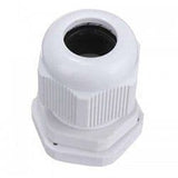M25 Gland & Lock Ring White